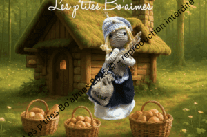 Carte postale - Charlotte la p'tite boulangère