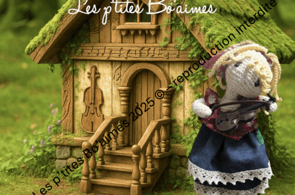 Carte postale - Violette la p'tite violoniste