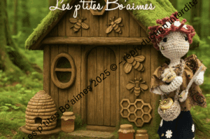 Carte postale - Maya la p'tite apicultrice