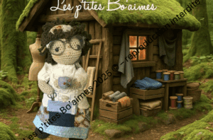 Carte postale - Agathe la p'tite couturière